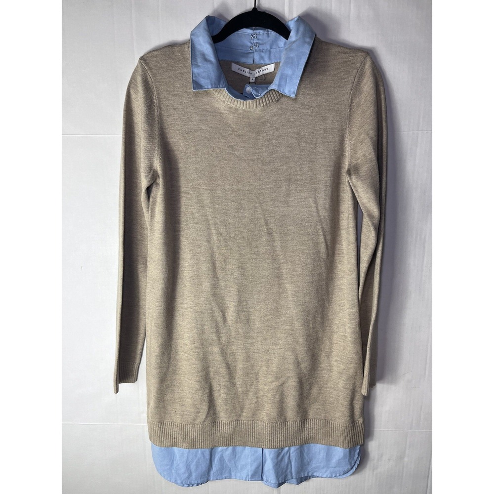 English Factory Women's Combo Shirtdress S